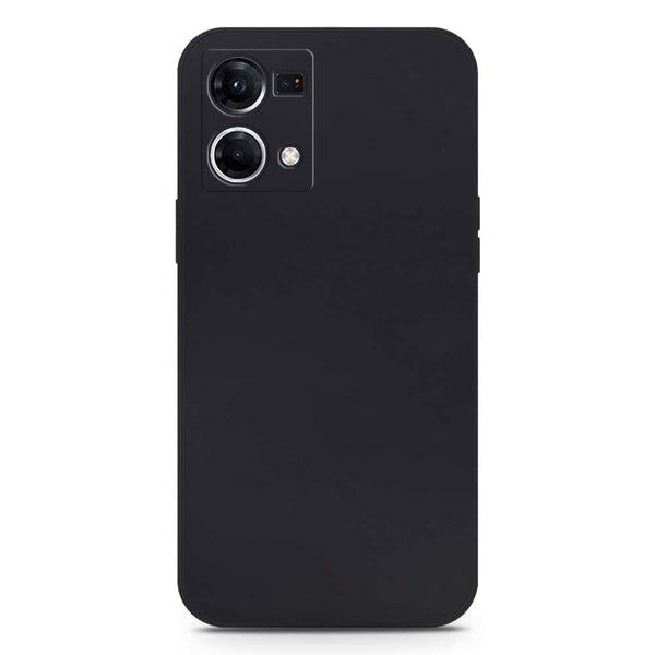 Skinlee Silica Gel Case - Black - Oppo Reno 7 4G
