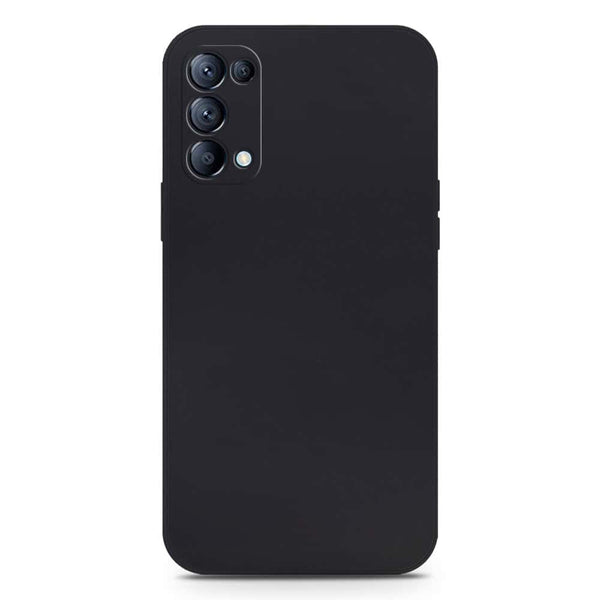Skinlee Silica Gel Case - Black - Oppo Reno 5 4G
