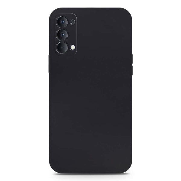 Skinlee Silica Gel Case - Black - Oppo Reno 4 Pro 5G