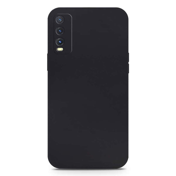 Skinlee Silica Gel Case - Black - Vivo Y20s