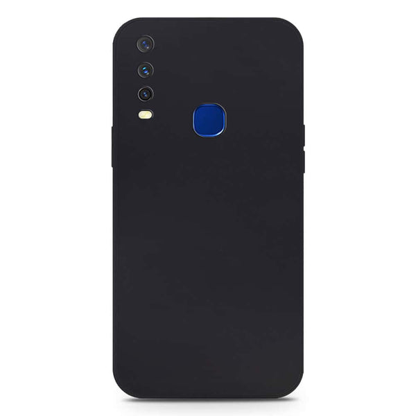 Skinlee Silica Gel Case - Black - Vivo Y12
