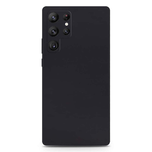 Skinlee Silica Gel Case - Black - Samsung Galaxy S22 Ultra 5G