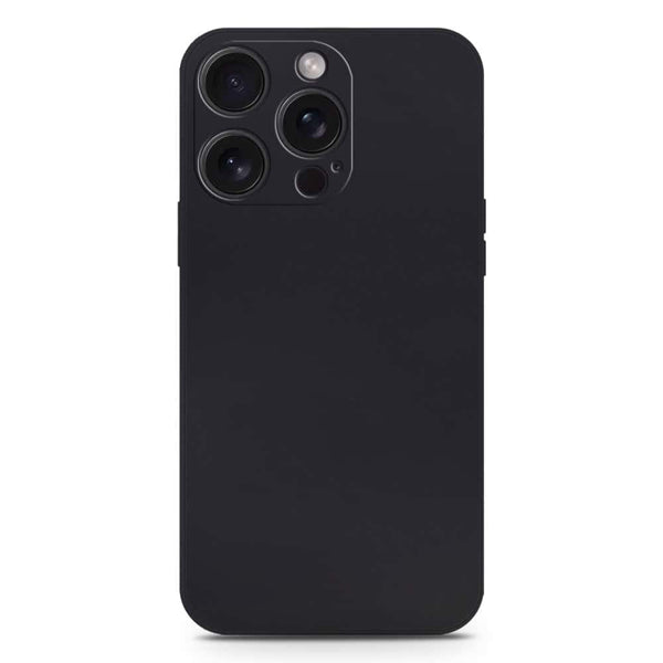 Skinlee Silica Gel Case - Black - iPhone 15 Pro