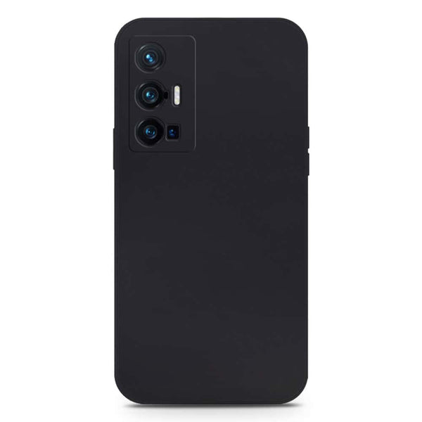 Skinlee Silica Gel Case - Black - Vivo X70 Pro