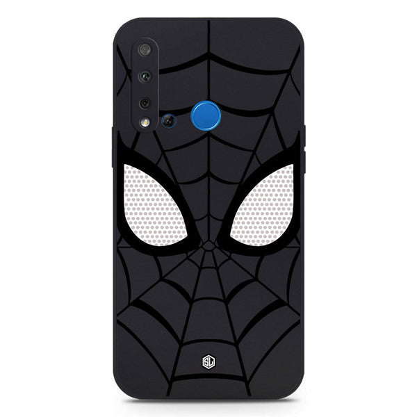 Cool Spider Design Soft Phone Case - Black - Huawei Nova 5i