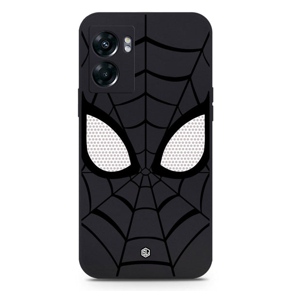 Cool Spider Design Soft Phone Case - Black - Oppo A56s