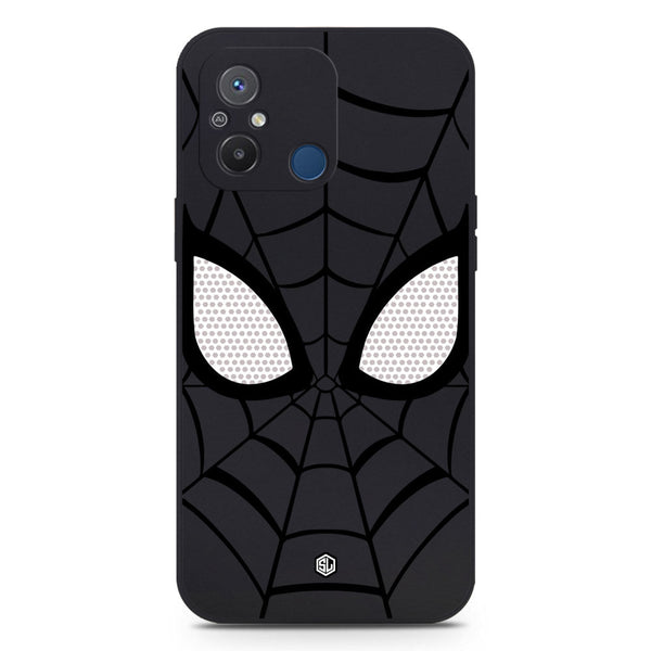 Cool Spider Design Soft Phone Case - Black - Xiaomi Redmi 12C