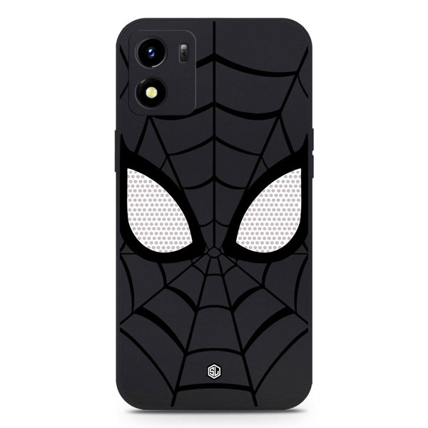 Cool Spider Design Soft Phone Case - Black - Vivo Y01