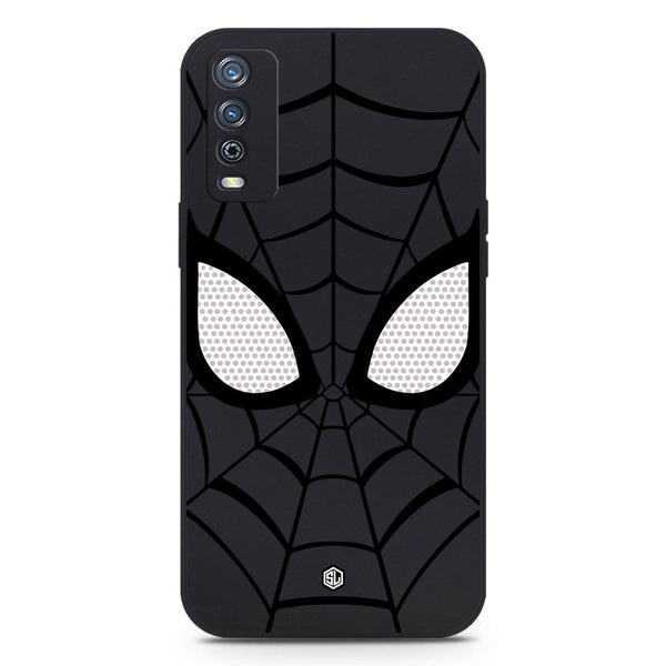 Cool Spider Design Soft Phone Case - Black - Vivo Y11s
