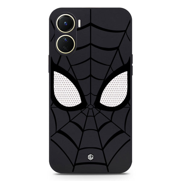 Cool Spider Design Soft Phone Case - Black - Vivo Y16