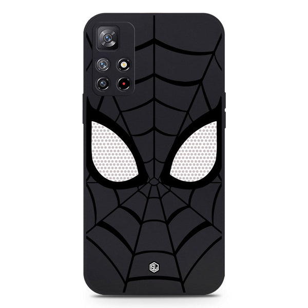 Cool Spider Design Soft Phone Case - Black - Xiaomi Redmi Note 11 5G