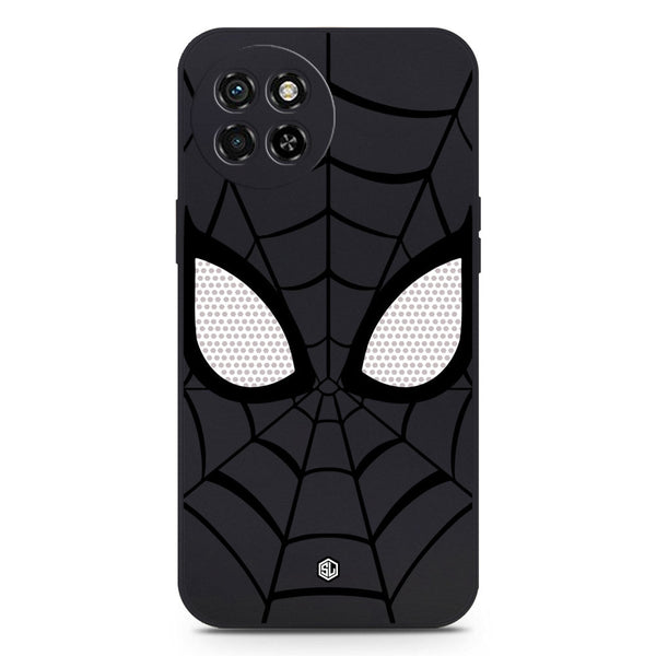 Cool Spider Design Soft Phone Case - Black - itel S23