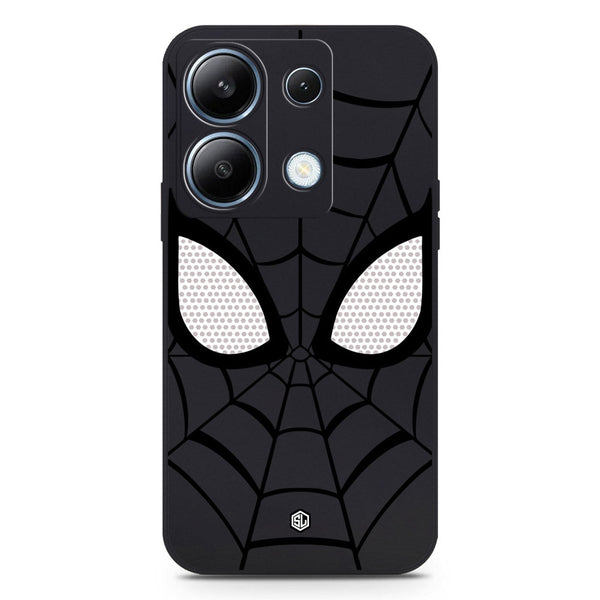 Cool Spider Design Soft Phone Case - Black - Xiaomi Redmi Note 13 Pro 4G