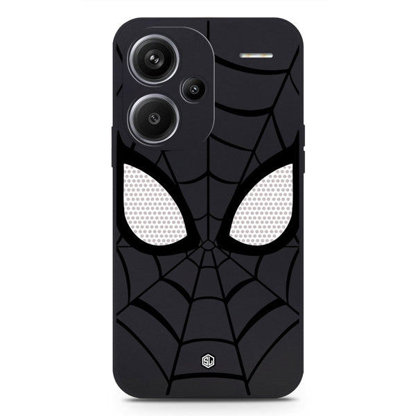 Cool Spider Design Soft Phone Case - Black - Xiaomi Redmi Note 13 Pro Plus