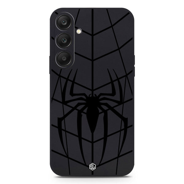 X-Spider Design Soft Phone Case - Black - Samsung Galaxy S24 Plus