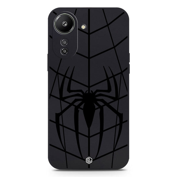 X-Spider Design Soft Phone Case - Black - Xiaomi Redmi 13C