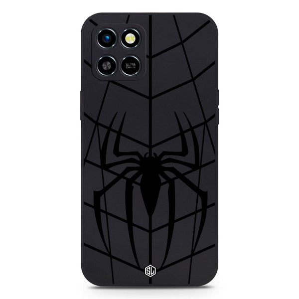 X-Spider Design Soft Phone Case - Black - Infinix Smart 6 HD