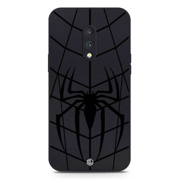 X-Spider Design Soft Phone Case - Black - OnePlus 7