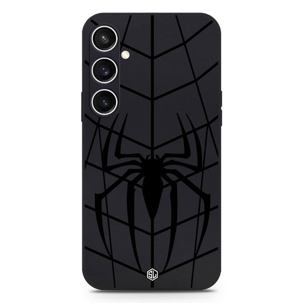X-Spider Design Soft Phone Case - Black - Samsung Galaxy S23 Fe