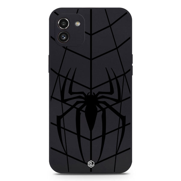 X-Spider Design Soft Phone Case - Black - Samsung Galaxy A03