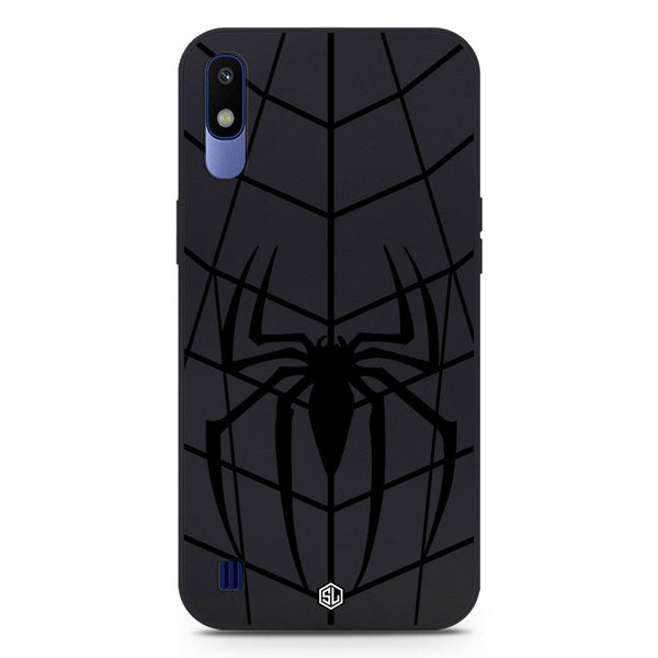 X-Spider Design Soft Phone Case - Black - Samsung Galaxy A10