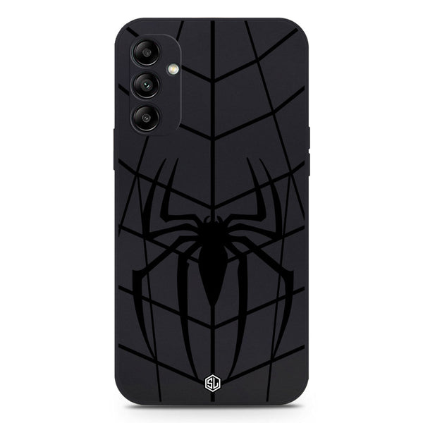 X-Spider Design Soft Phone Case - Black - Samsung Galaxy A14