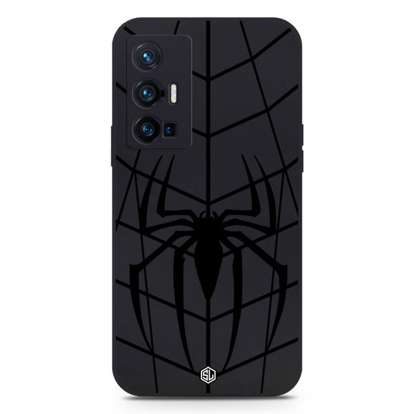 X-Spider Design Soft Phone Case - Black - Vivo X70 Pro