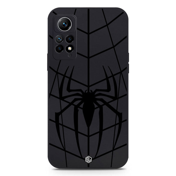 X-Spider Design Soft Phone Case - Black - Xiaomi Redmi Note 12 Pro 4G