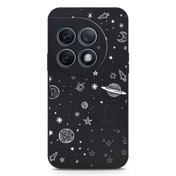 Star Dreams Design Soft Phone Case - Black - OnePlus Ace 2 Pro