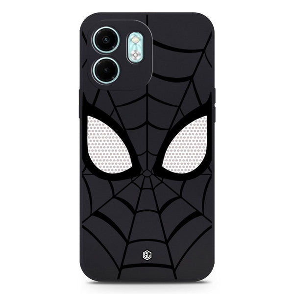 Cool Spider Design Soft Phone Case - Silica Gel Case - Black - Infinix Smart 9
