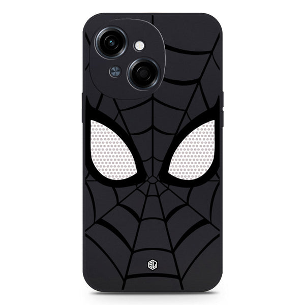 Cool Spider Design Soft Phone Case - Silica Gel Case - Black - Tecno Spark Go 1