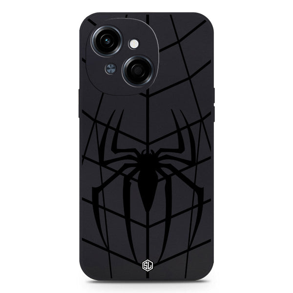 X-Spider Design Soft Phone Case - Silica Gel Case - Black - Tecno Spark Go 1