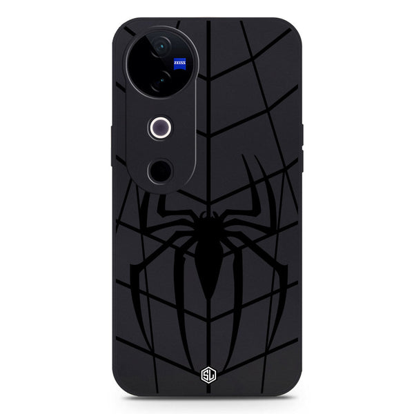 X-Spider Design Soft Phone Case - Silica Gel Case - Black - Vivo S19