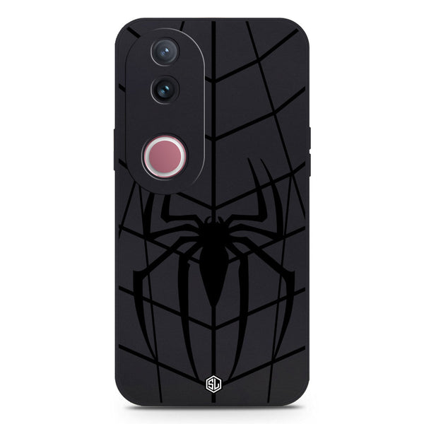 X-Spider Design Soft Phone Case - Silica Gel Case - Black - Vivo V50