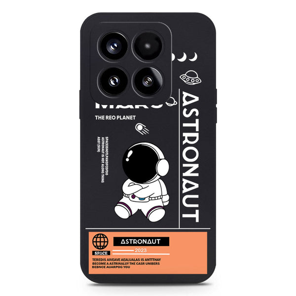 Astronaut Series Design Soft Phone Case - Silica Gel Case - Black - Xiaomi 15