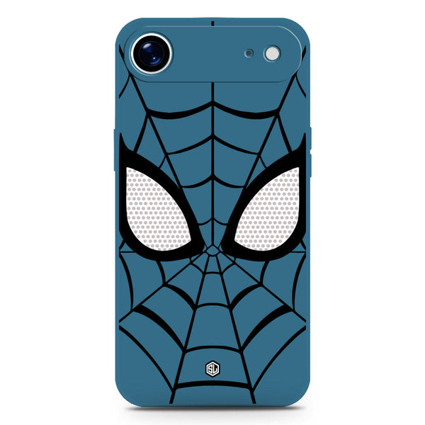 Cool Spider Design Soft Phone Case - Silica Gel Case - Blue - iPhone 17 Air
