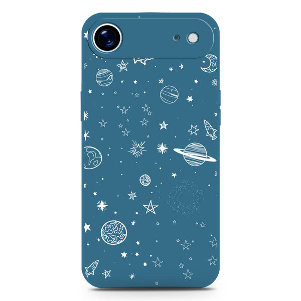 Stardust Dreams Design Soft Phone Case - Silica Gel Case - Blue - iPhone 17 Air