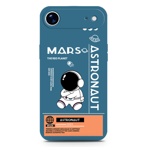 Astronaut Series Design Soft Phone Case - Silica Gel Case - Blue - iPhone 17 Air