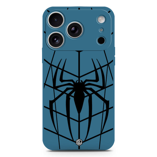 X-Spider Design Soft Phone Case - Silica Gel Case - Blue - iPhone 17 Pro