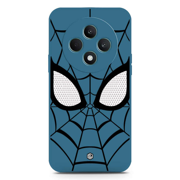 Cool Spider Design Soft Phone Case - Silica Gel Case - Blue - Oppo Reno 12F