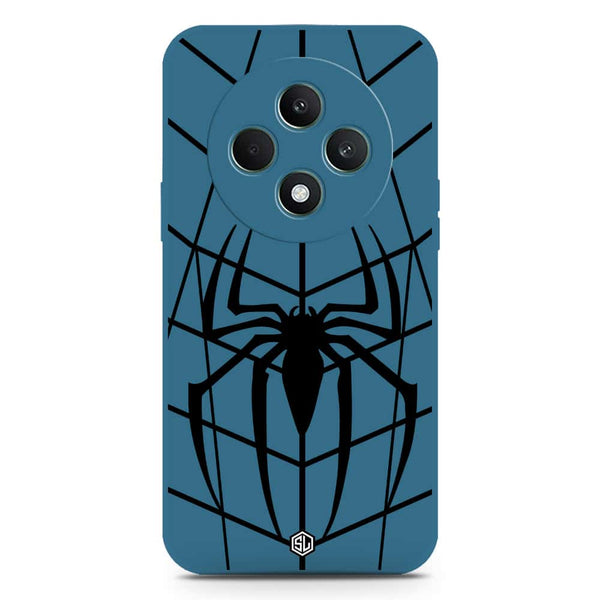 X-Spider Design Soft Phone Case - Silica Gel Case - Blue - Oppo F27