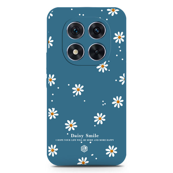 Daisy Smile Design Soft Phone Case - Silica Gel Case - Blue - Xiaomi Redmi Note 14 Pro Plus 5G