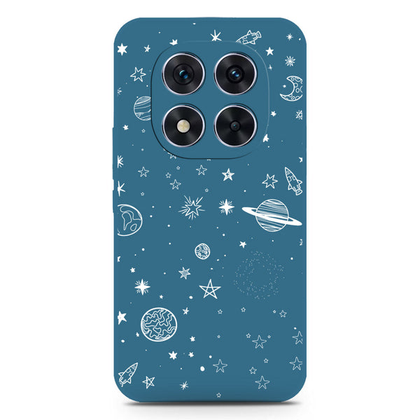 Stardust Dreams Design Soft Phone Case - Silica Gel Case - Blue - Xiaomi Redmi Note 14 Pro Plus 5G
