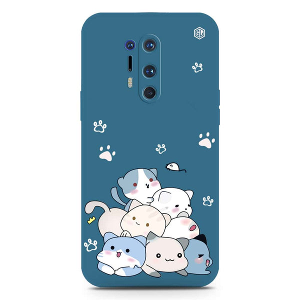Cute Design Soft Phone Case - Silica Gel Case - Blue - OnePlus 9RT 5G
