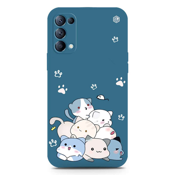 Cute Design Soft Phone Case - Silica Gel Case - Blue - OnePlus 5