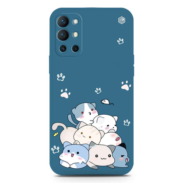 Cute Design Soft Phone Case - Silica Gel Case - Blue - Oppo A76