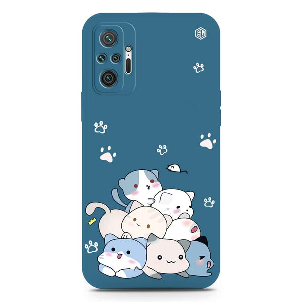 Cute Design Soft Phone Case - Silica Gel Case - Blue - Oppo A15s