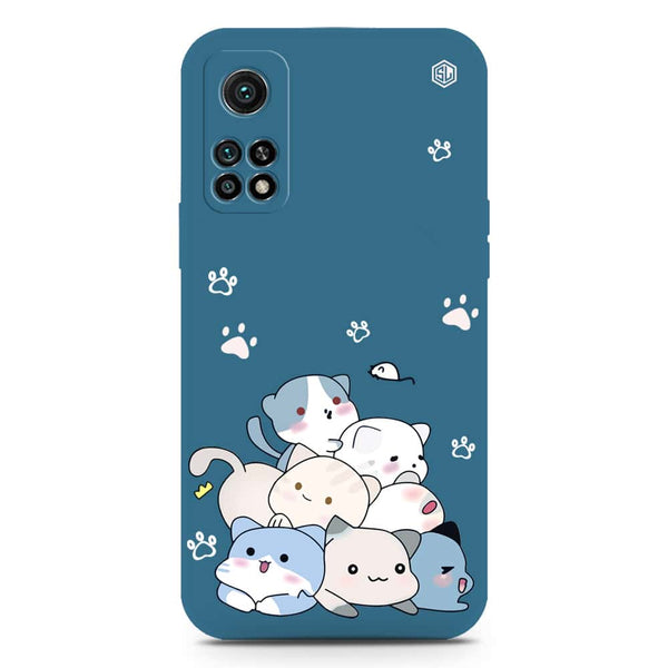 Cute Design Soft Phone Case - Silica Gel Case - Blue - OnePlus Nord N20 5G