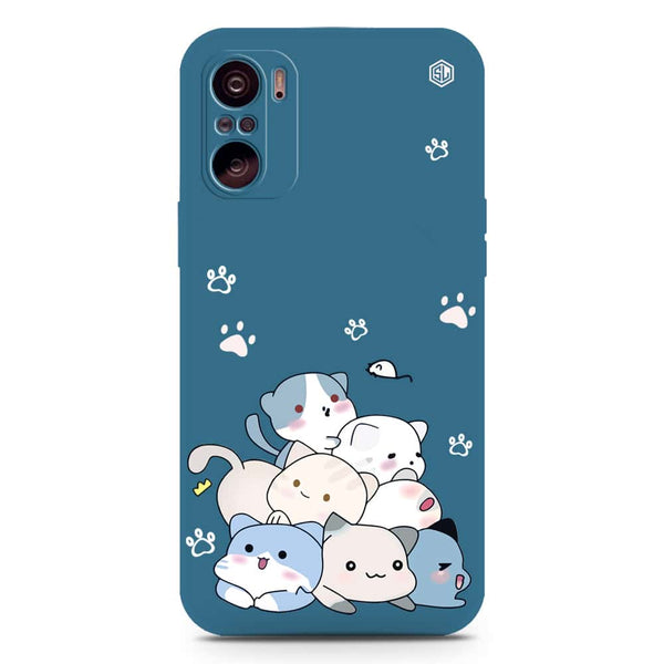 Cute Design Soft Phone Case - Silica Gel Case - Blue - Xiaomi Redmi Note 11 Pro Plus