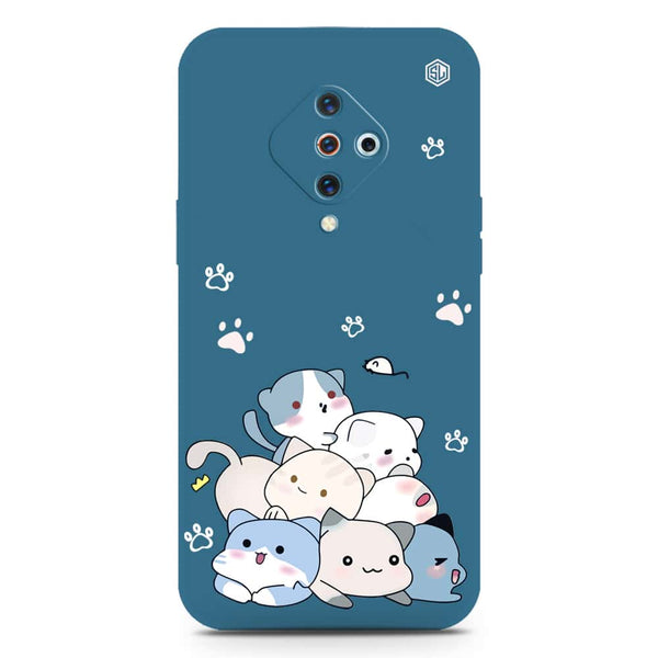 Cute Design Soft Phone Case - Silica Gel Case - Blue - Xiaomi Mi 10T Pro